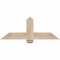 Ekena Millwork Eugene Smooth Timber Gable Bracket, Douglas Fir, 48"W x 18"H x 3 1/2"D x 5 1/2"F, 9/12 Pitch GBW048X18X0406EUG00SDF - alternate 1
